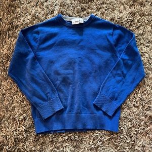 Children’s Place Boy Size LG (10/12) Blue Sweater, good used condition